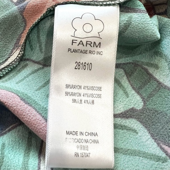 Farm Rio NWT Rainbow Fauna Tropical Jungle Print Midi Slip Dress Women’s Small - Picture 11 of 16